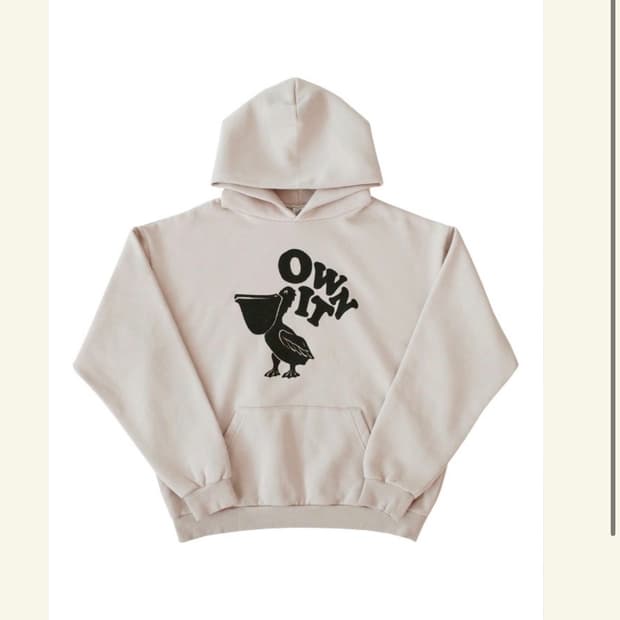 [L] 컬렉트피시스 OWN IT HOODIE(IVORY)