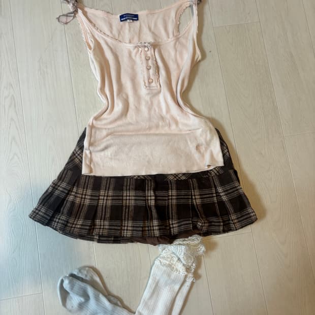 라떼갸루 히메 갸로 로걀 빈티지 버버리 코디세트