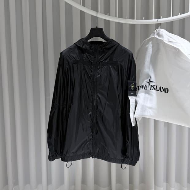 (A+/XXL) / 스톤아일랜드 립스탑 나일론 라이트 후드 자켓