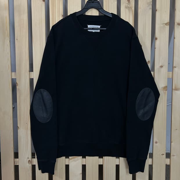 (50) 메종 마르지엘라 엘보우패치 라운드 맨투맨