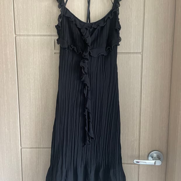 Final Stage 그런지 고스 페어리 펑크락 블랙 원피스