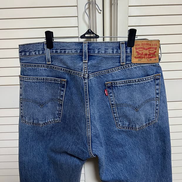 Levi’s 517 부츠컷 연청 34/32