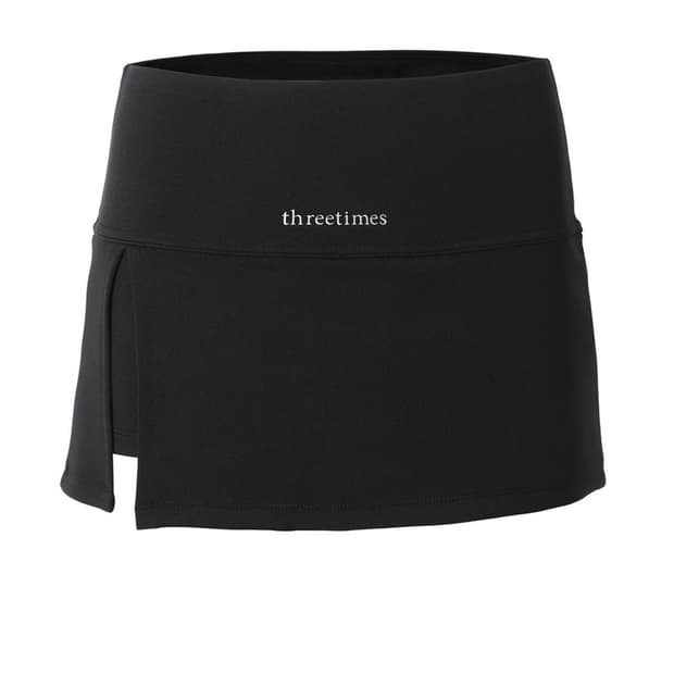 Threetimes Athletic slit skirt