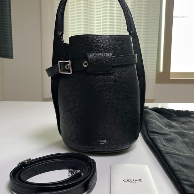 셀린느 나노 버킷백 블랙