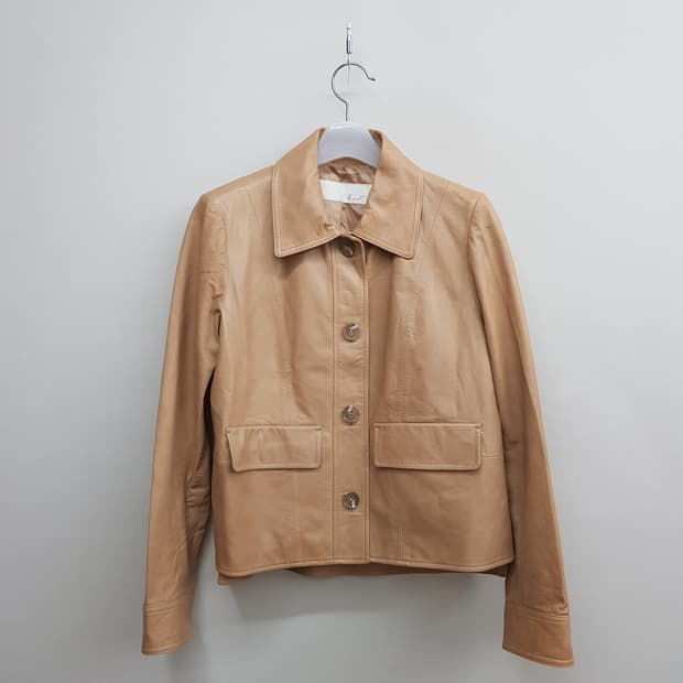 지컷 2021 양가죽  레더 재킷 55사이즈