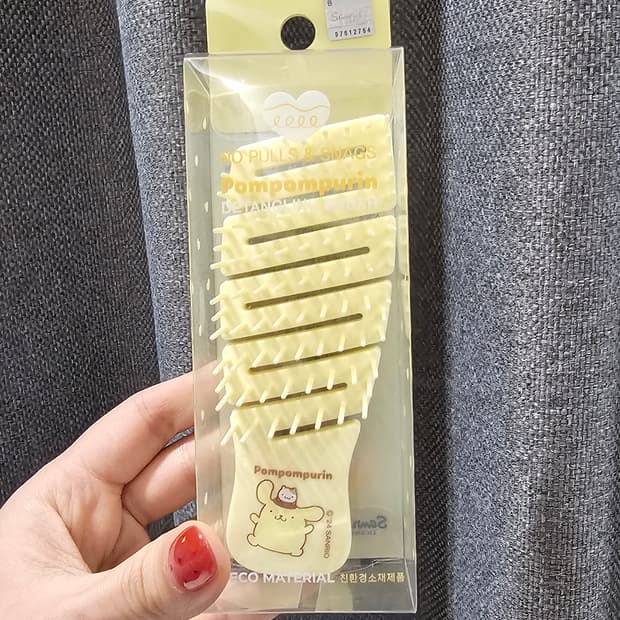 한국 산리오 폼폼푸린 디탱글 브러쉬