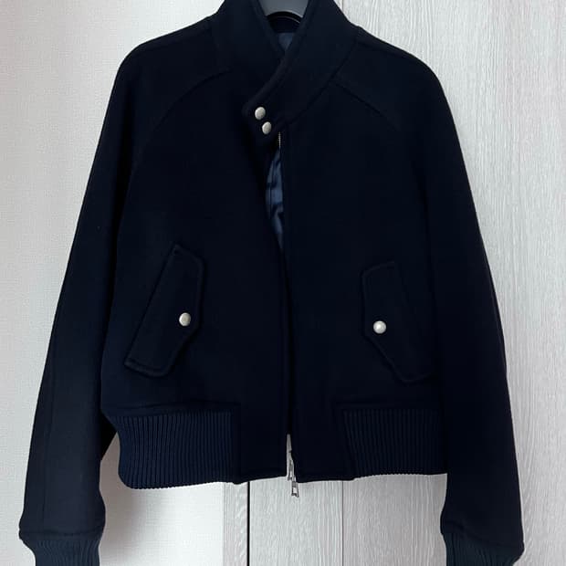 (xs) AFTER PRAY 블루종 자켓