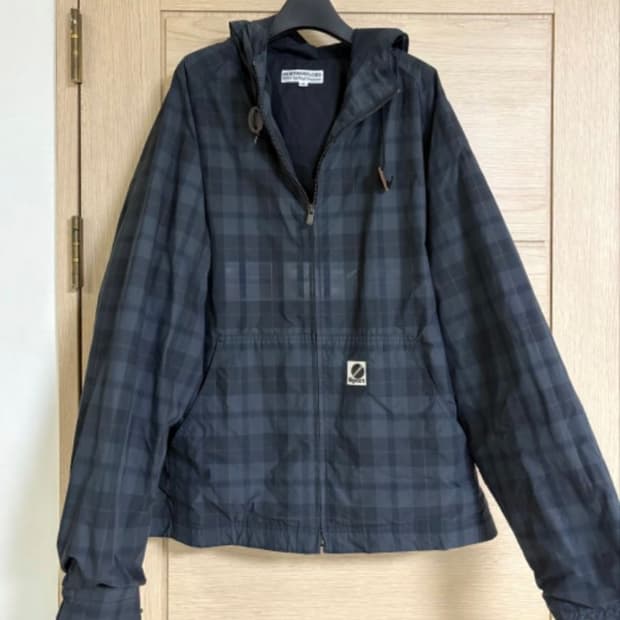 헤리티지플로스 체크 후드 점퍼 M 사이즈