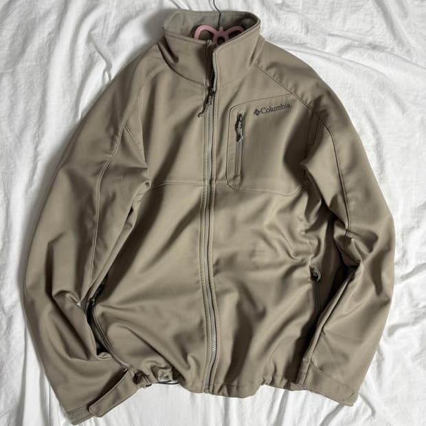 콜럼비아 카키 베이지 자켓