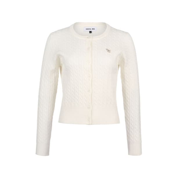 제너럴아이디어 에센셜 케이블 가디건