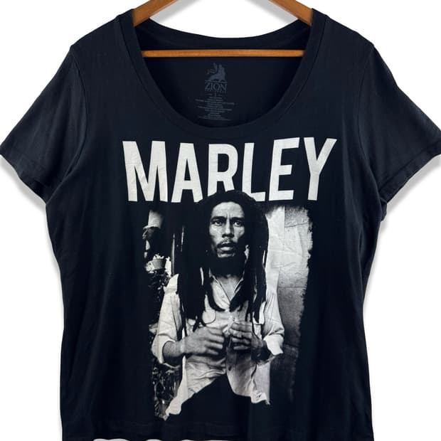 Bob Marley 그래픽 레게 티셔츠3251