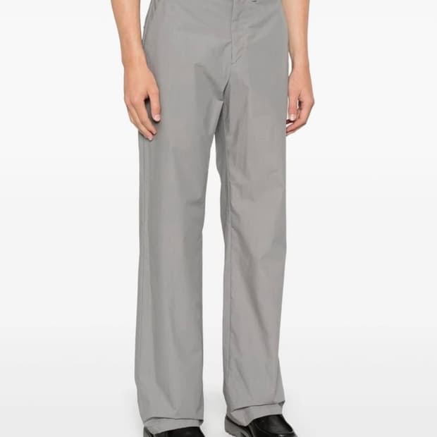 리에르 왁스드 코튼 팬츠 캐슬락