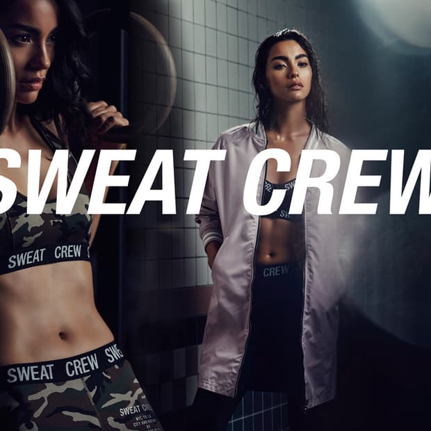 아드리안 호 Sweat Crew 카모 레깅스