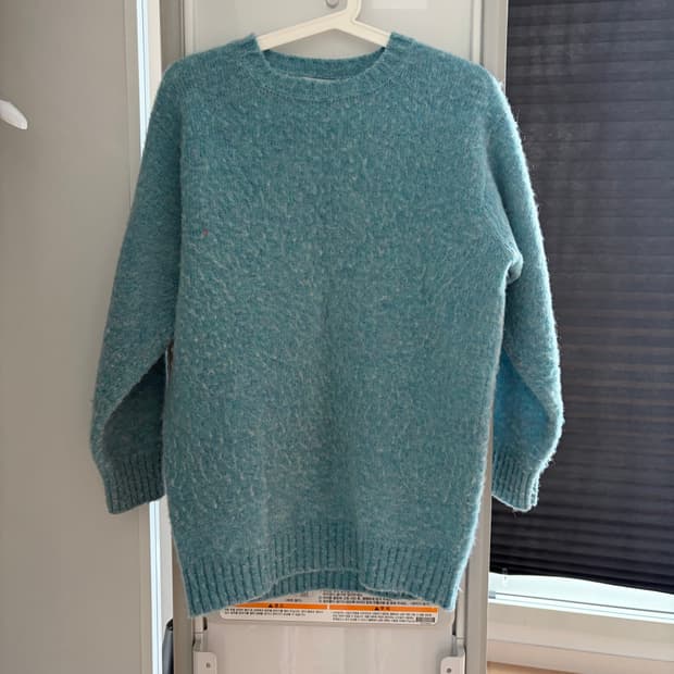 영국 셔틀랜더 쉐기독 울100% 니트 103사이즈