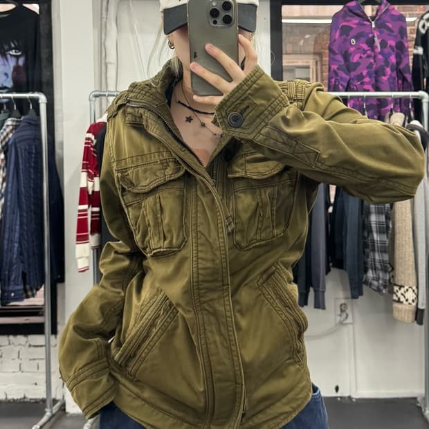 아베크롬비 그런지 필드자켓