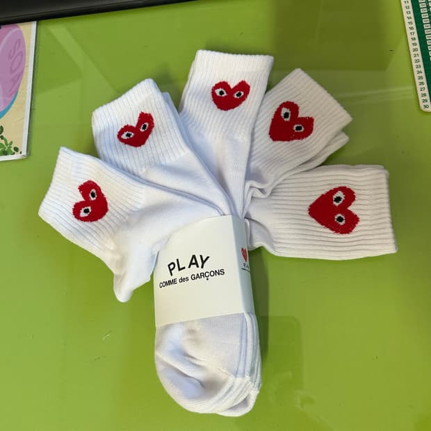 꼼데가르송 PLAY 양말 세트