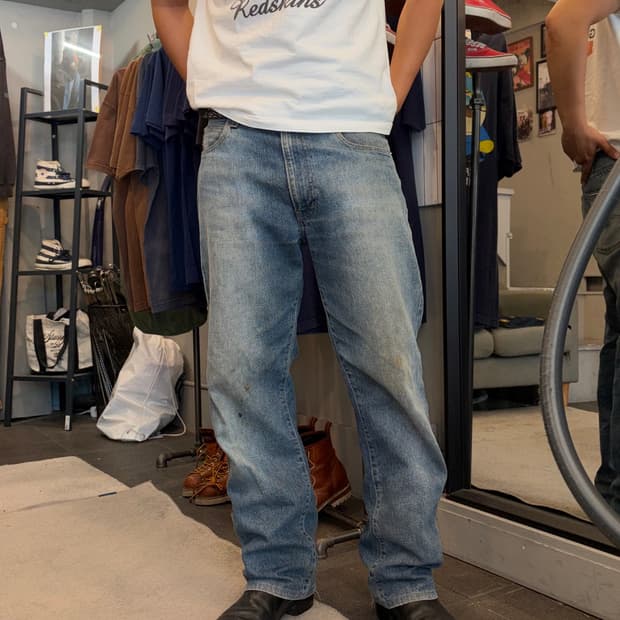 90-00’s Armani Jeans semi-boots denim