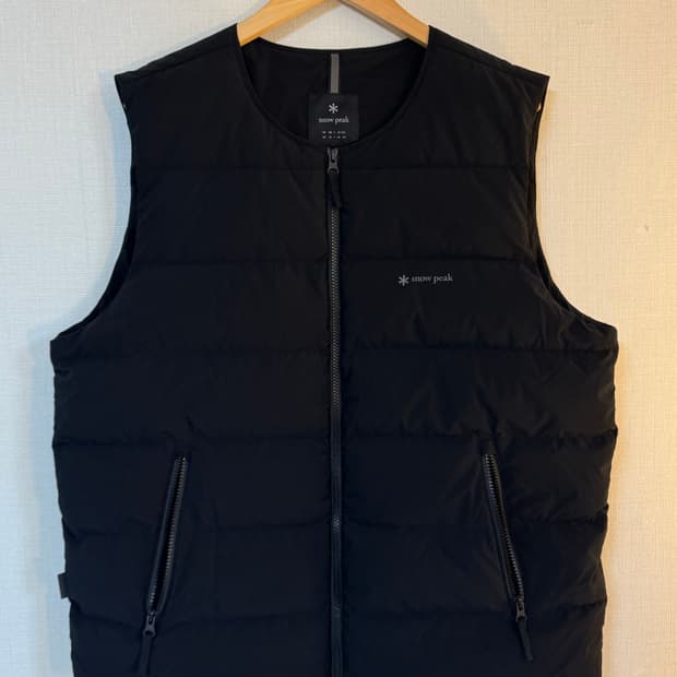 [2XL]스노우피크 경량 패딩조끼 블랙