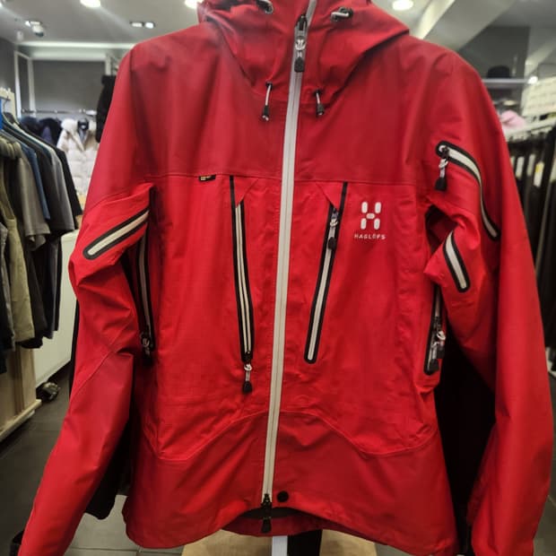 하글로프스 고어텍스 하드쉘 자켓 레드 등산/아웃도어