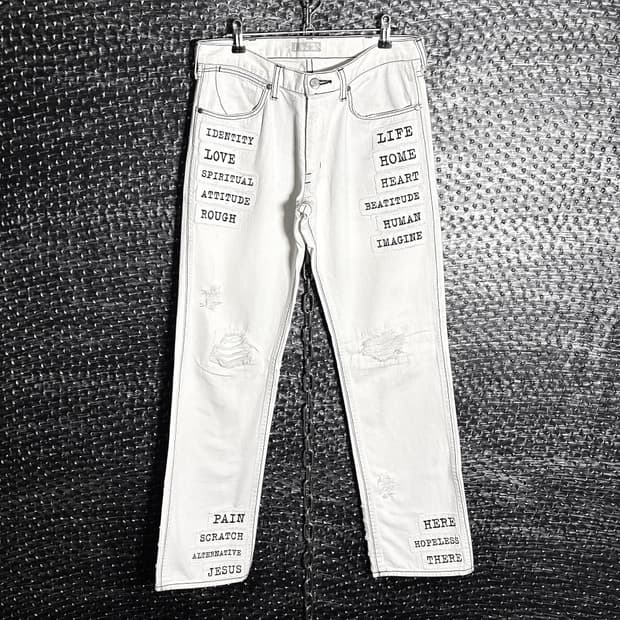 넘버나인 02 패치워크 팬츠