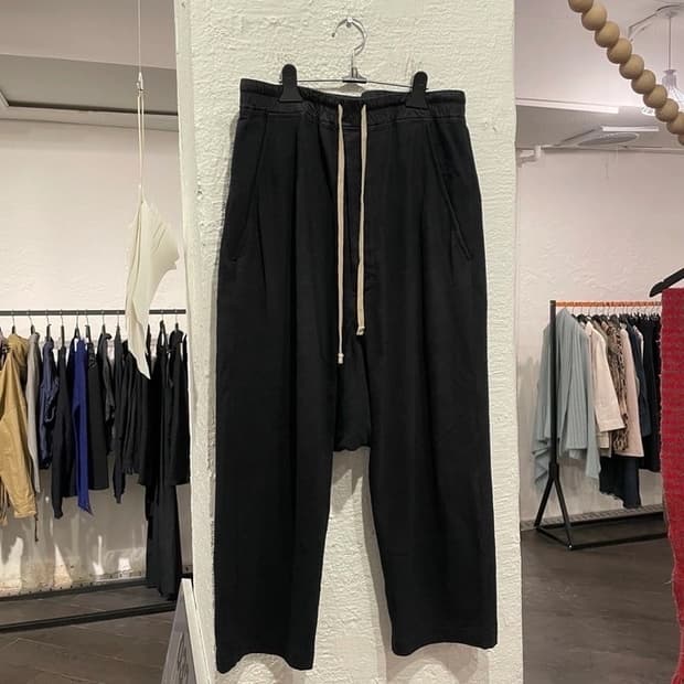 릭오웬스 드로스트링 팬츠