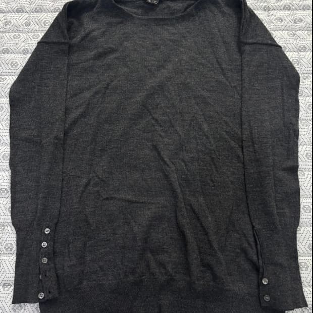 한섬 띠어리 Theory 여성 다크 그레이 니트 ~55반