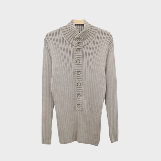 MENS BIGI 골지 니트 티셔츠 63298