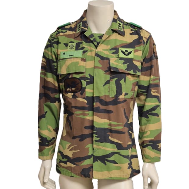 육군 구형 703특공연대 보병 중위 후기형 동계 전투복 상의 자켓 (M)