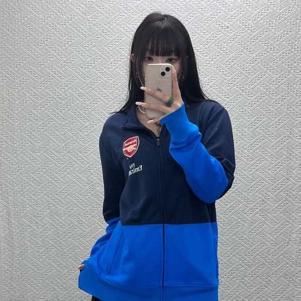 나이키 올드스쿨 레트로 아스날 배색 져지 집업 L C09749