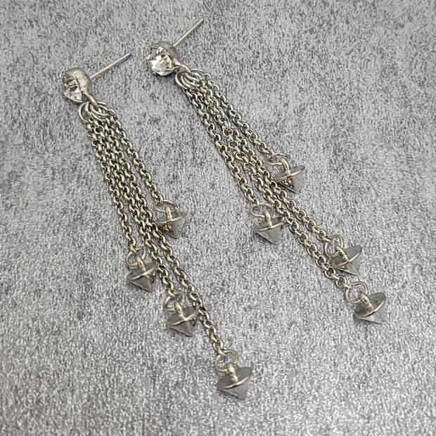 spike drop earrings