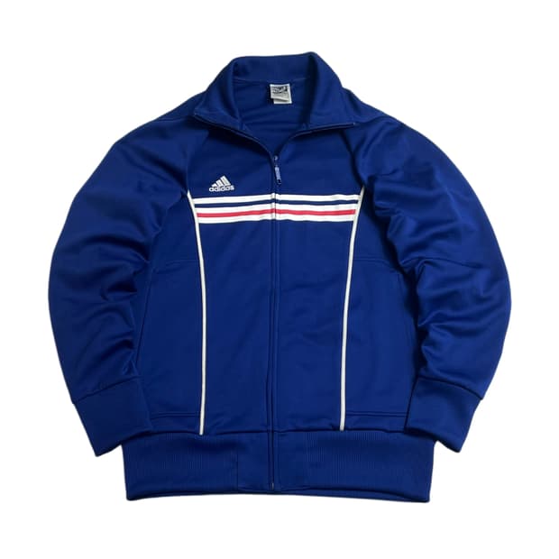 아디다스 프랑스 져지 스포티 트랙탑 블루 파란색