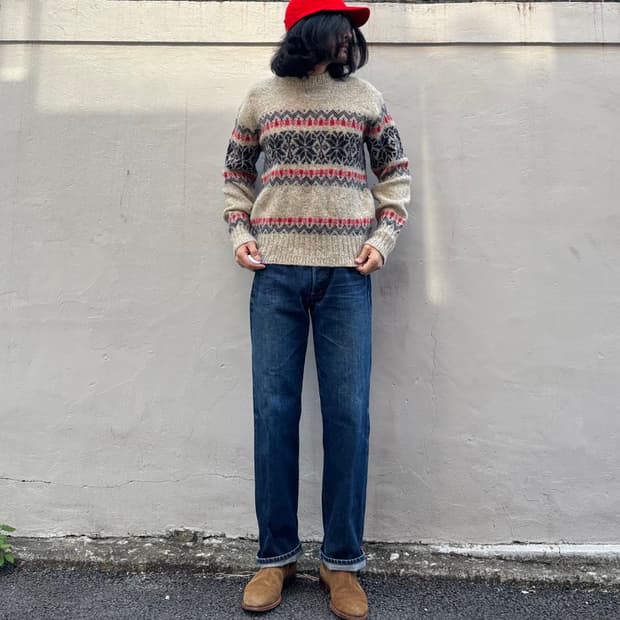 90년대 일본 리바이스 503b 빅e 셀비지