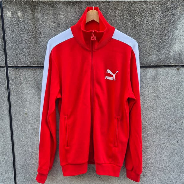 L) PUMA 푸마 코르티스 주훈 레드 사이드라인 트랙탑 져지