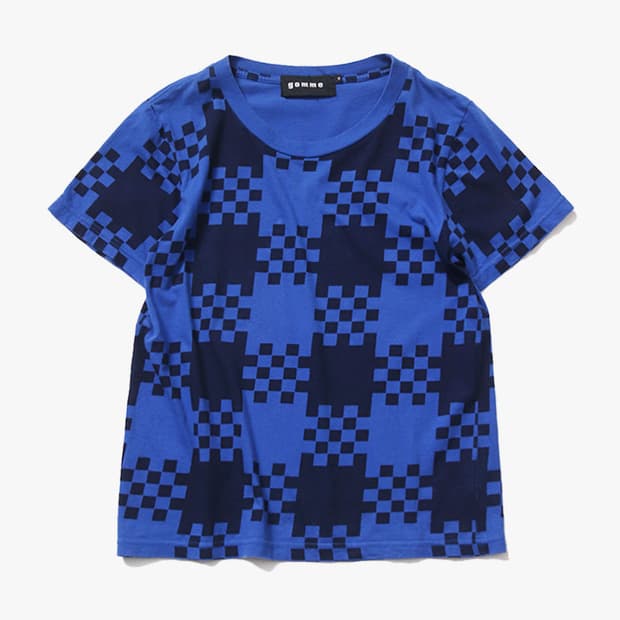 GOMME - CHECKER BOARD T SHIRT