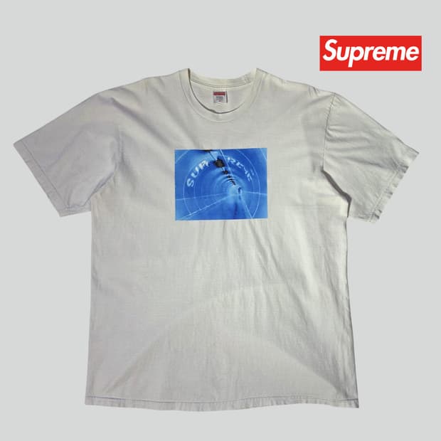 [XL]슈프림 터널 티셔츠 화이트