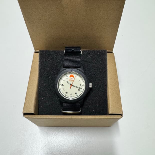 빔즈 오리지널 차이니즈 누매럴스 와치 블랙 