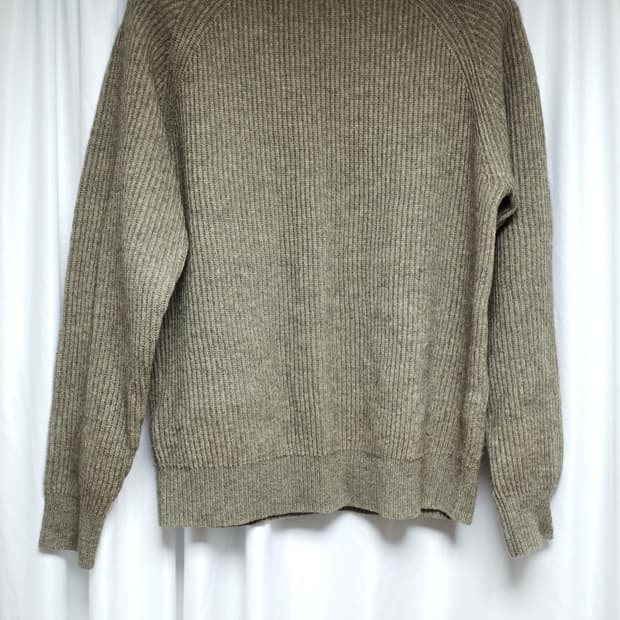 무인양품 야크울 터틀넥 니트