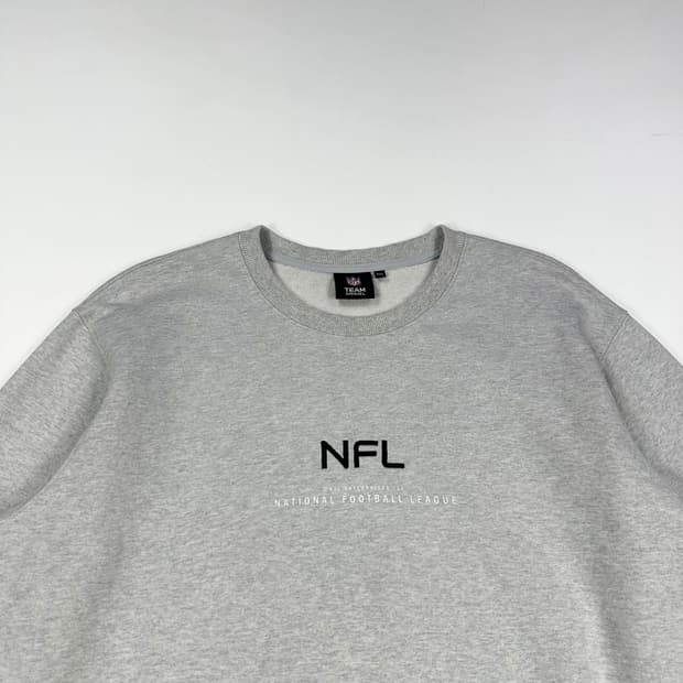 nfl 그레이 센터로고 맨투맨 (XXL)