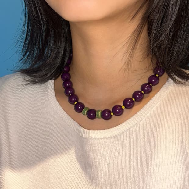 Grape necklace 