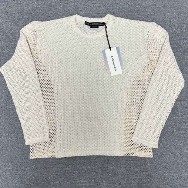 [M] 앤더슨벨 DALLEN NET CREW NECK SWEATER