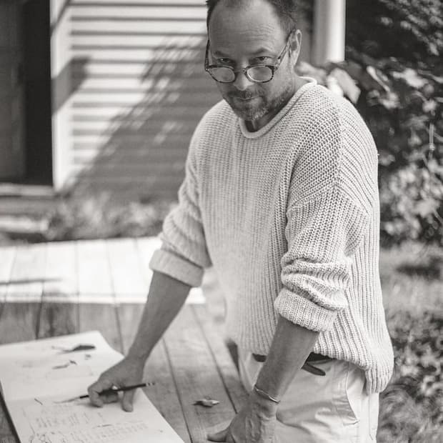 RRL 롤넥 리넨 스웨터