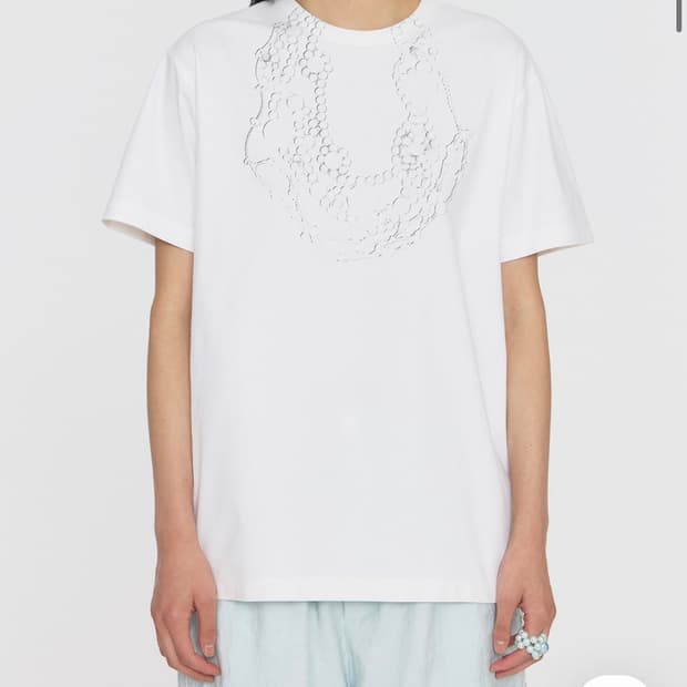 [SAENGIN X쥬얼리곽] WHITE JEWELRY T SHIRT