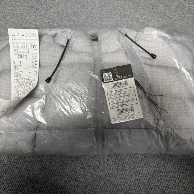 새상품 노스페이스 칼릭스자켓 그레이M