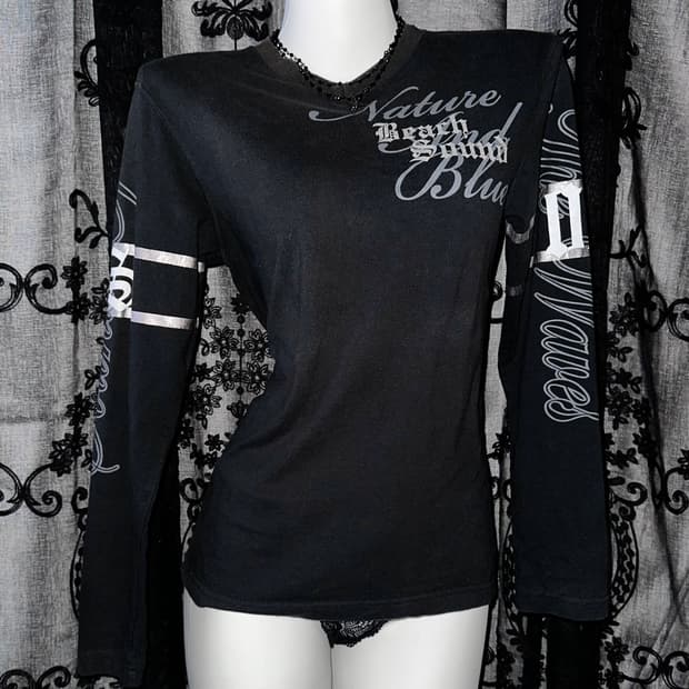 Punk lettering long sleeves