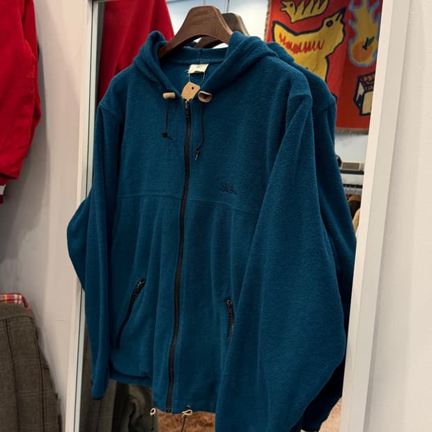 80-90s L.L.Bean 엘엘빈 플리스 후드 집업 자켓