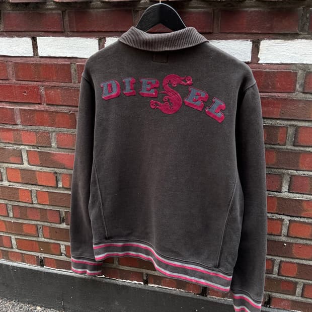 Diesel 디젤 다크브라운 집업 