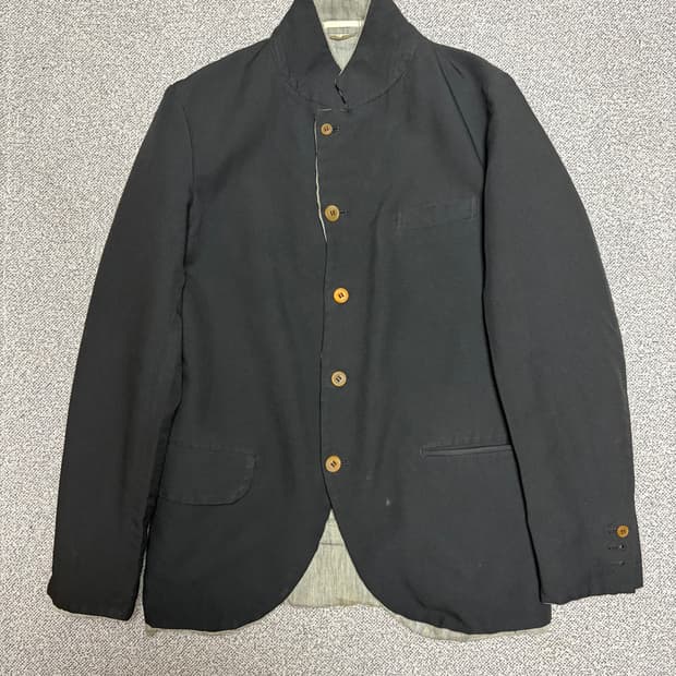 꼼데가르송 옴므플러스 축융 폴리 자켓