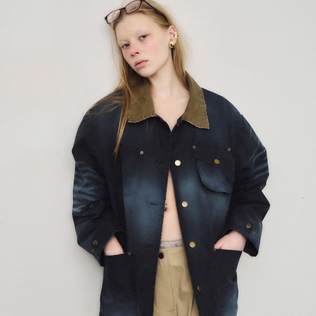 Dared 데어드 DISTRESSED WASHED JACKET