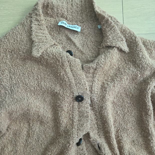 아워레가시 카멜 가디건 48size