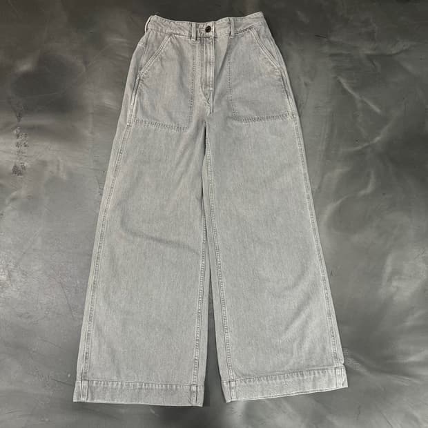 르메르 포켓 스티치 와이드 데님팬츠 y18504